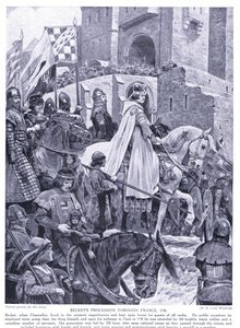 贝克特游行穿过法国，1920年代